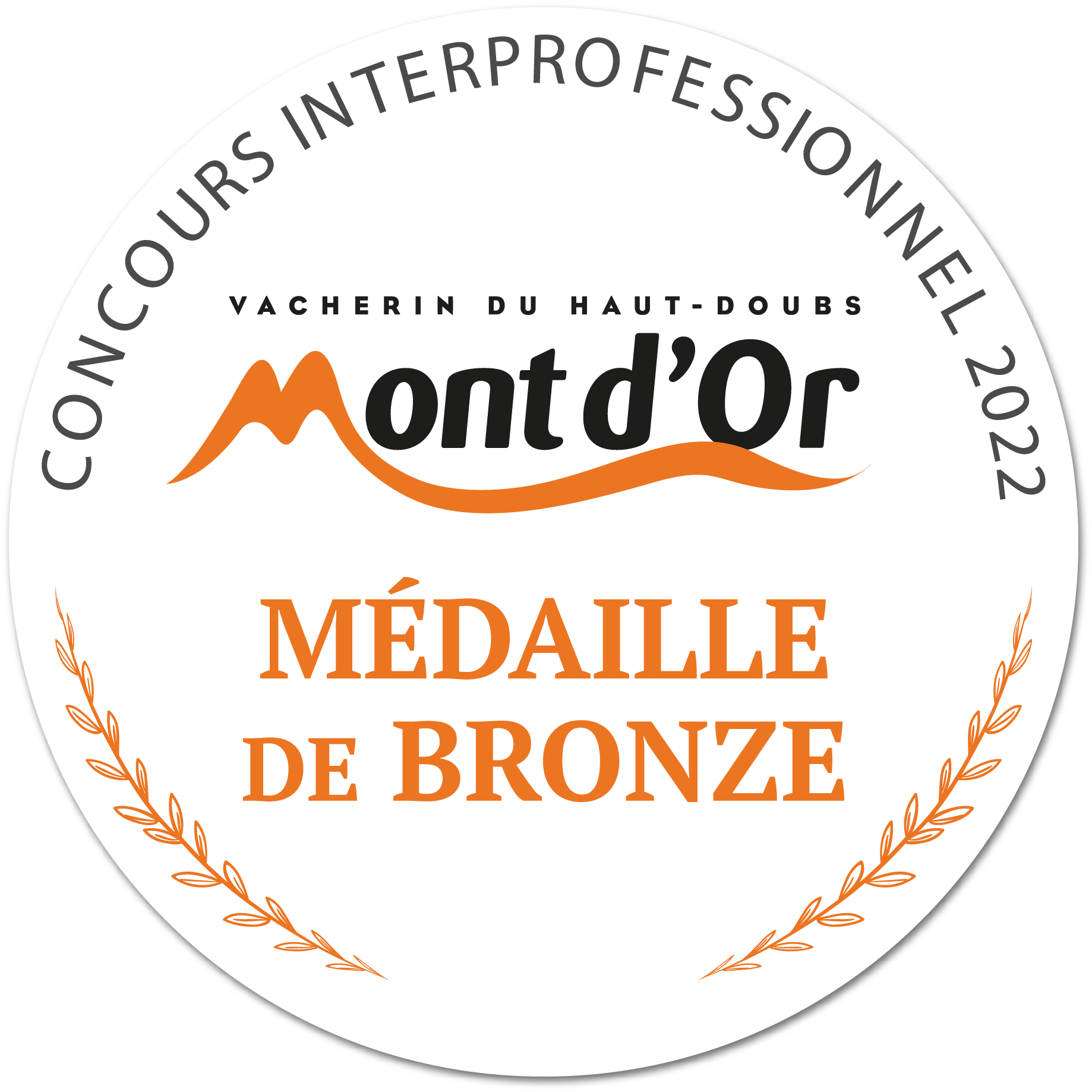 Médaille bronze Badoz 2022
